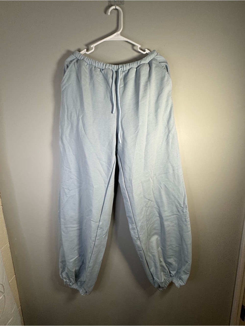 K/ZN Light Blue Women’s Drawstring Sweatpants Medium